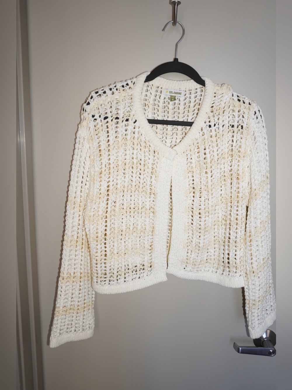 Anthropologie Celandine Open Knit Cardigan Sweater